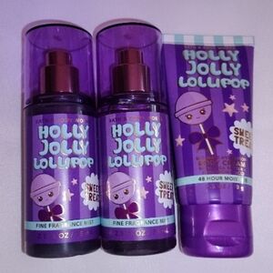 Holly Jolly Lollipop Fragrance Mist and Lotion Set